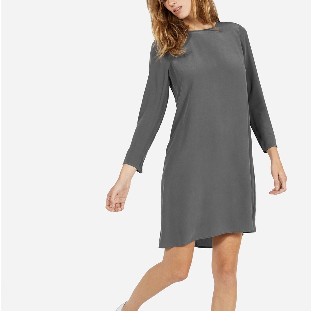 The Silk Long-sleeve Dress